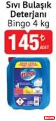 BİNGO SIVI BULAŞIK DETERJANI 4 KG